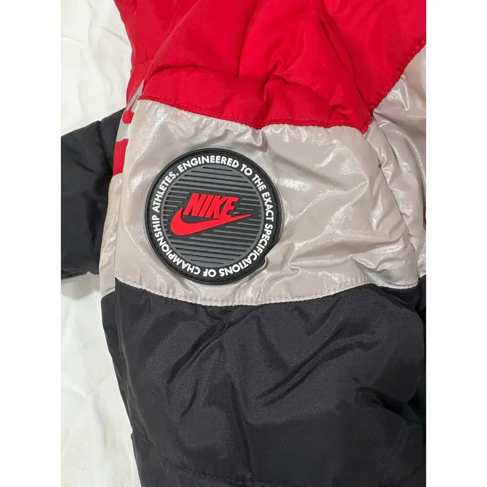 Boys Nike Hooded Coat Size 3T Red